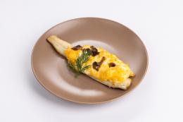 Судак запеченный с грибами