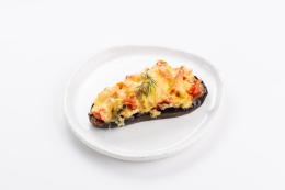 Фаршированный баклажан с курицей и грибами