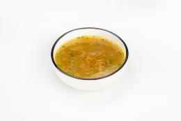 Куриный суп с горошком и пшеном