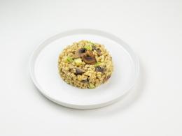 Перловка с кабачком и грибами